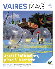 Couverture Vaires mag n°21 – septembre / octobre 2023